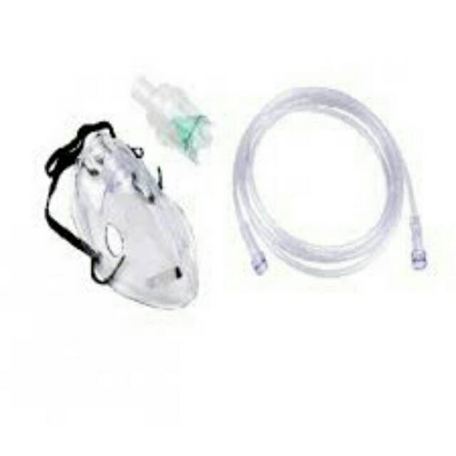 Makser Nebulizer Kit Nebu Mask Tempat Obat Nebul Inhalasi Anak Dewasa