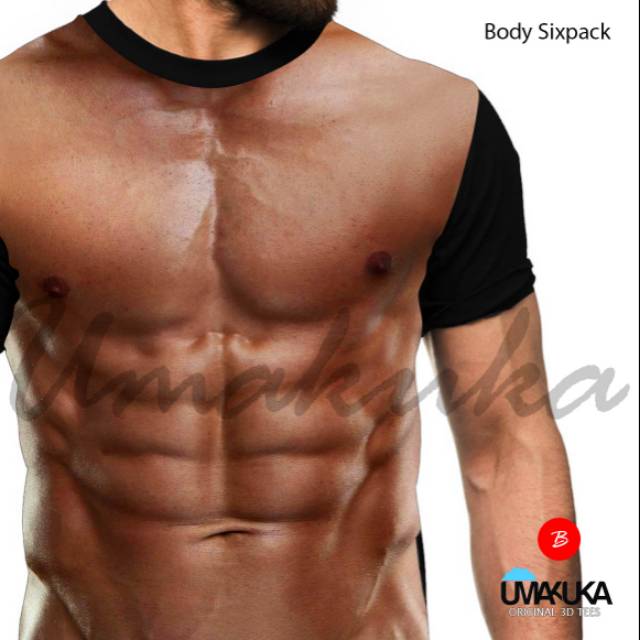 Kaos Fullprint Umakuka - Body sixpack