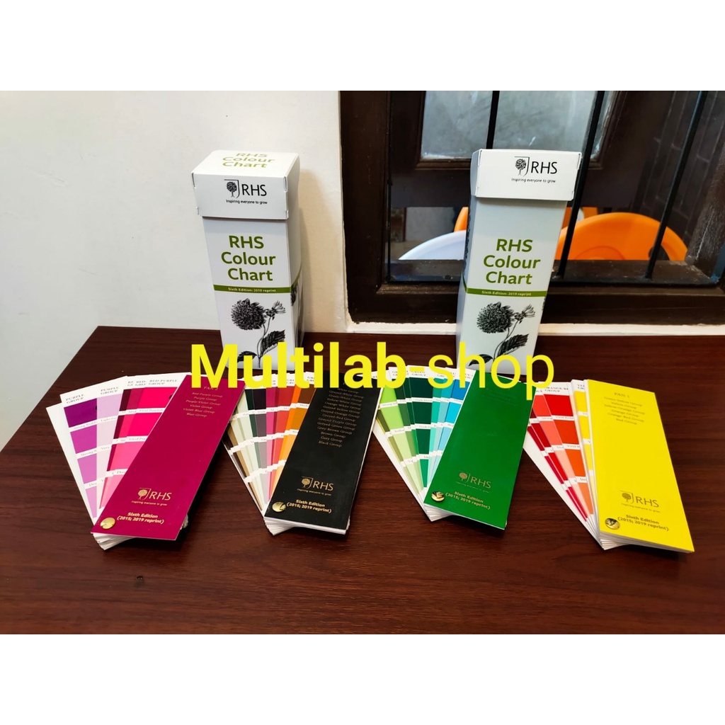 

RHS Colour Chart Sixth Edition 2019 Reprint READY STOCK- Bagan Warna Buah Bunga READY STOK
