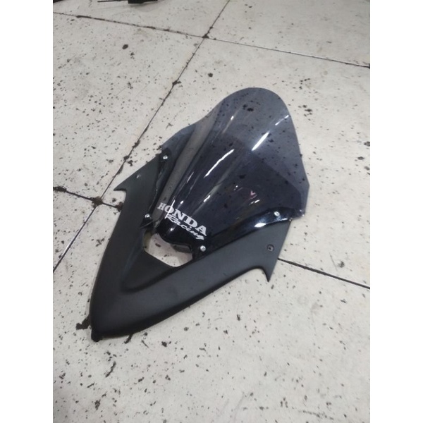 VISOR topeng v2 HONDA ALL NEW CBR150R K45N TAHUN 2019 hitam doff