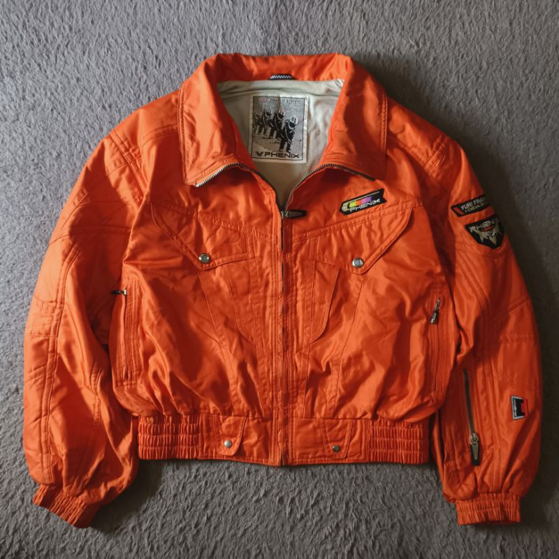 Vintage Ski Jacket Phenix Orange