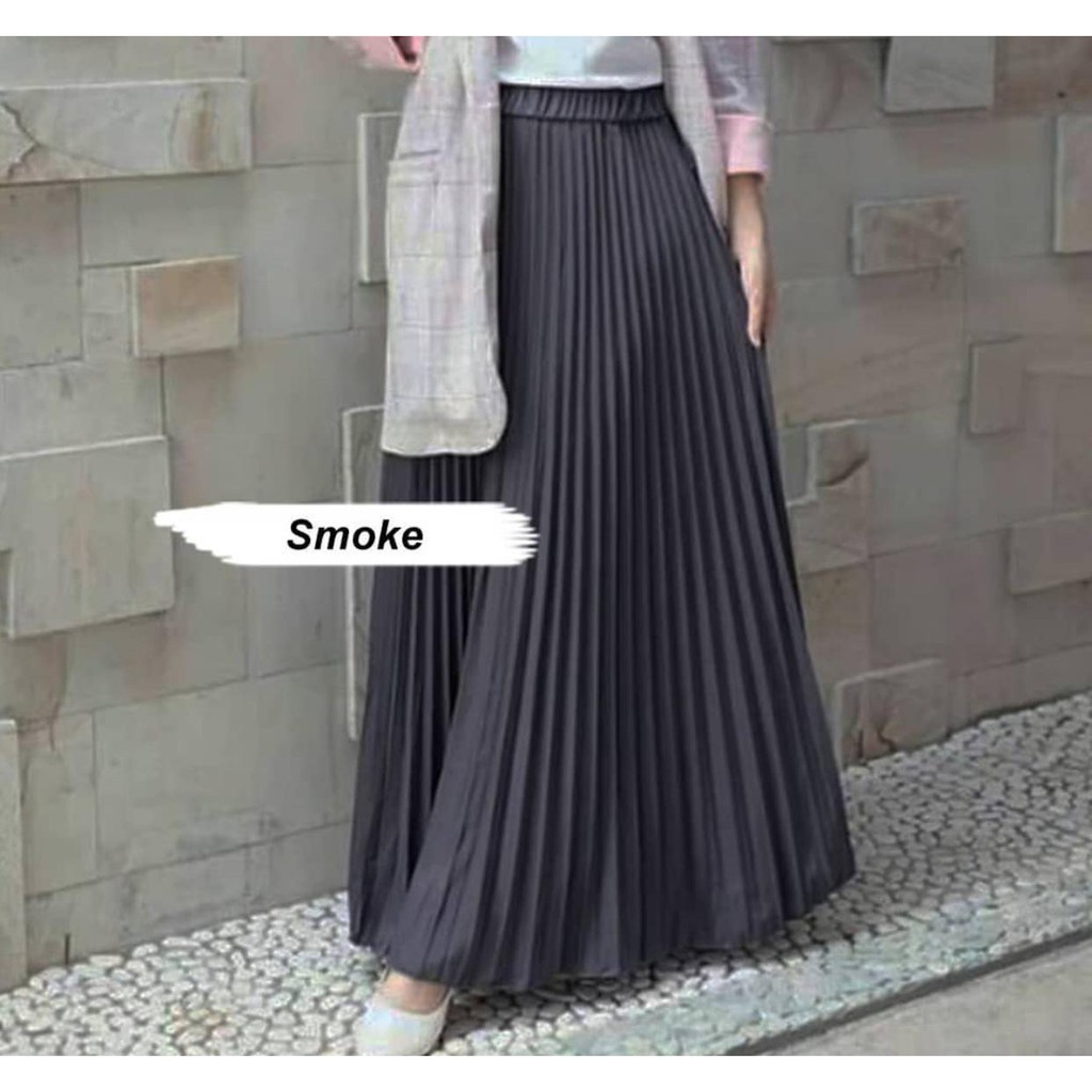 Rok Plisket , Plisket skirt Basic Premium Kualitas bahan grade A+ Bagus