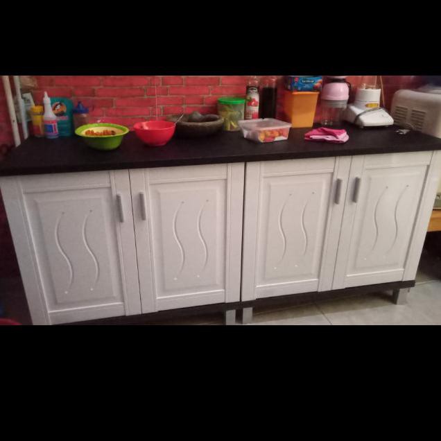 Kitchen Set Bawah / Rak Piring / Meja Dapur Minimalis 212 Auliabubbleshop