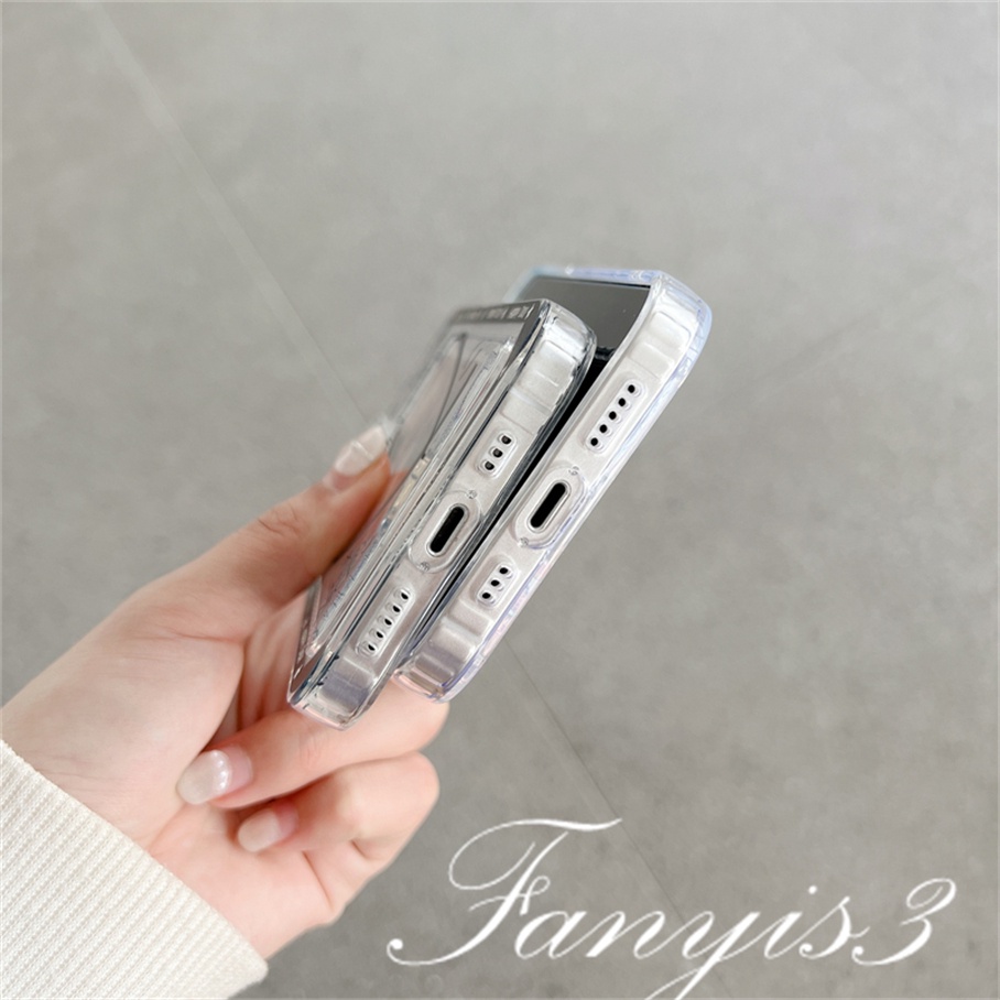 Vivo Y02 Y35 Y22 Y22s Y16 Y02s Y15A Y15S V27 V27e V27 Pro V25 V25e V23Pro V23e Y21 Y21s Y33s V21e Y20 Y20i Y12s Y17 Y12 Y11 Y15 Y1s Y91C Y30i Y51 Y31 Simple Line Love Card Holder Phone Case Clear TPU Soft Cover