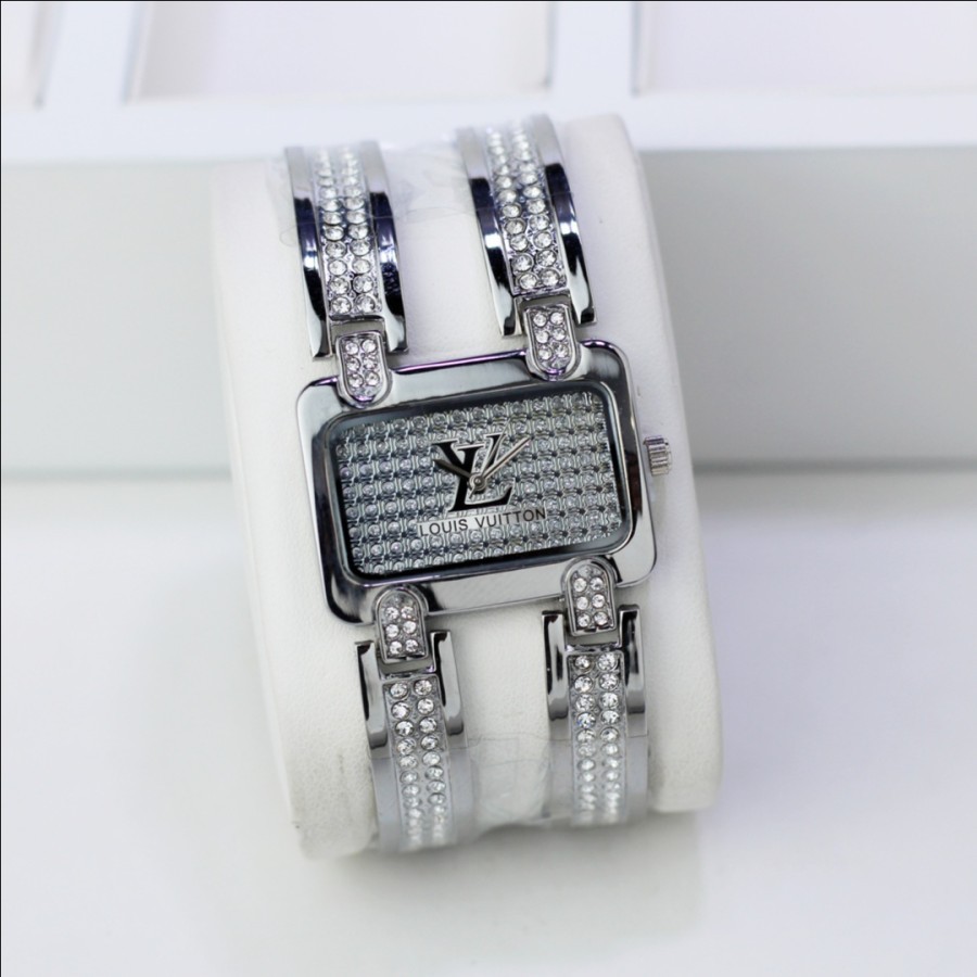 Jam Tangan Wanita LV Fashion Tali Rantai LV1DC