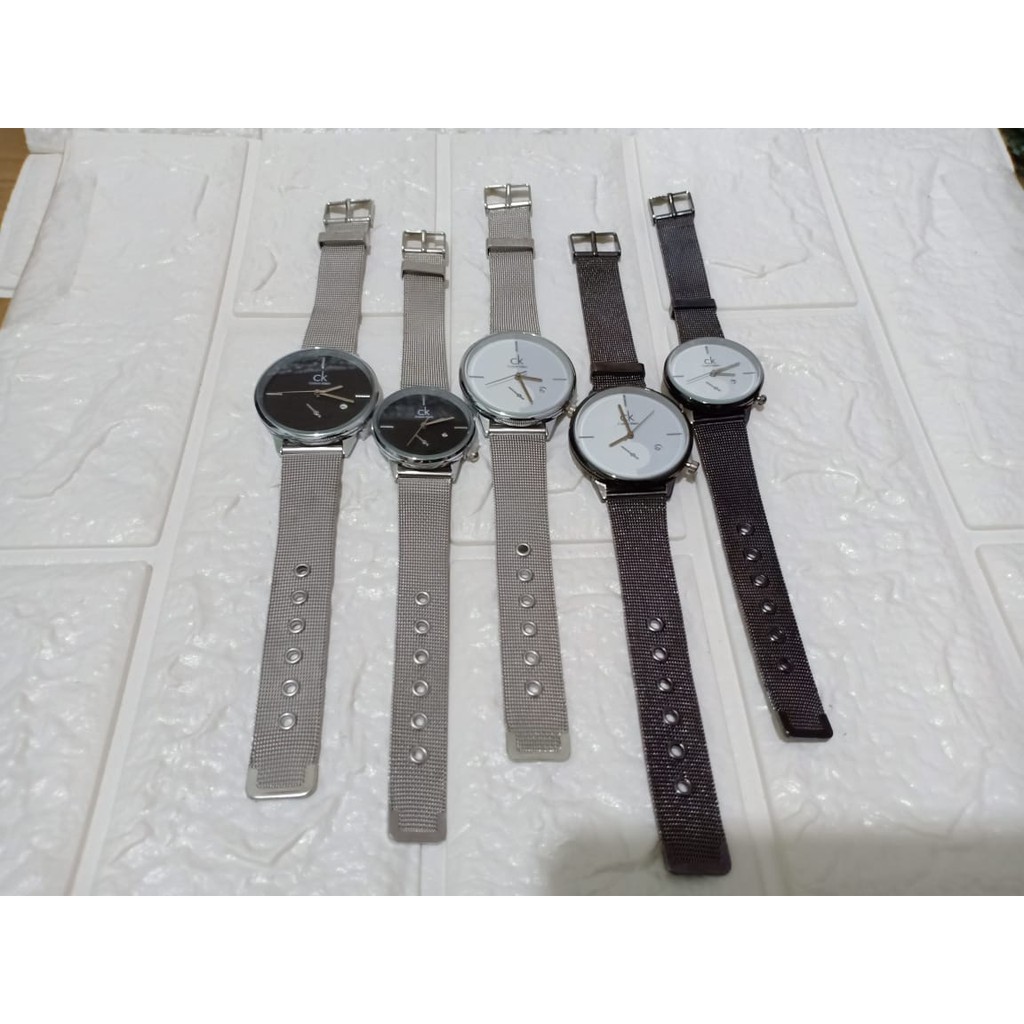 Jam Tangan Couple/Pria/Wanita Detik Bawah Hiasan Tali Pasir CK-19