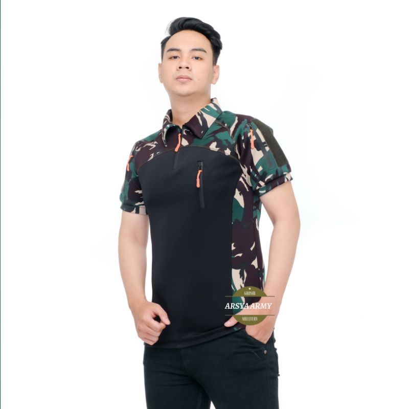 kaos bdu scuba lengan pendek kaos bdu tni kaos bdu tactical scuba