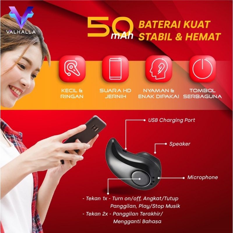 Handsfree Bluetooth /EARBUD KEONG S530 / S-530