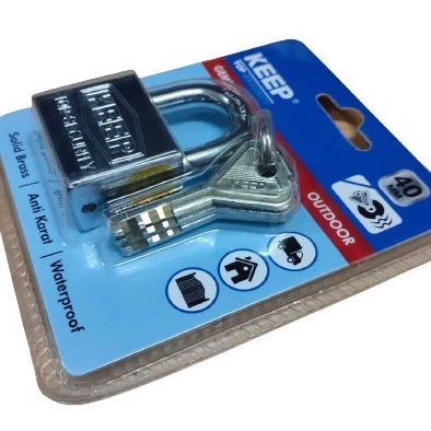 KUNCI GEMBOK KEEP 40 MM PENDEK / GEMBOK KEEP LEHER PENDEK STAINLESS STELL ANTI KARAT BERKUALITAS/GEMBOK TRUK MOBIL GUDANG PAGAR RUMAH WARUNG KANDANG