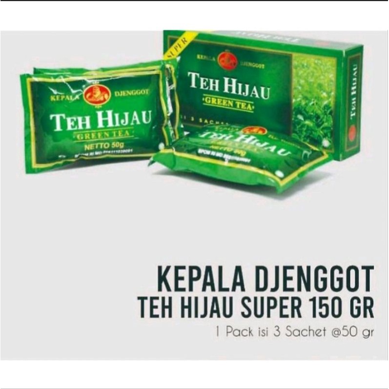 

Teh Hijau Super 150gr Kepala Djenggot