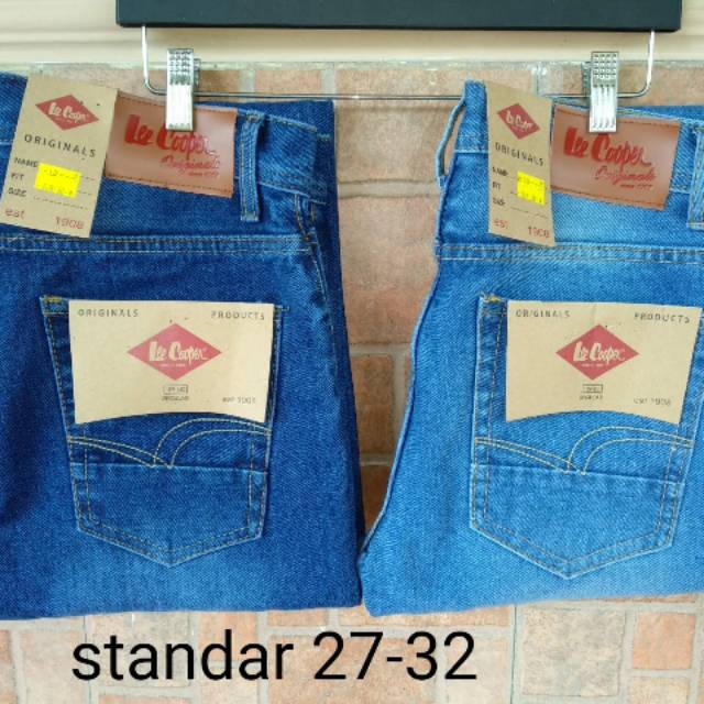 Celana jeans standard ( Reguler ) Size 27-32