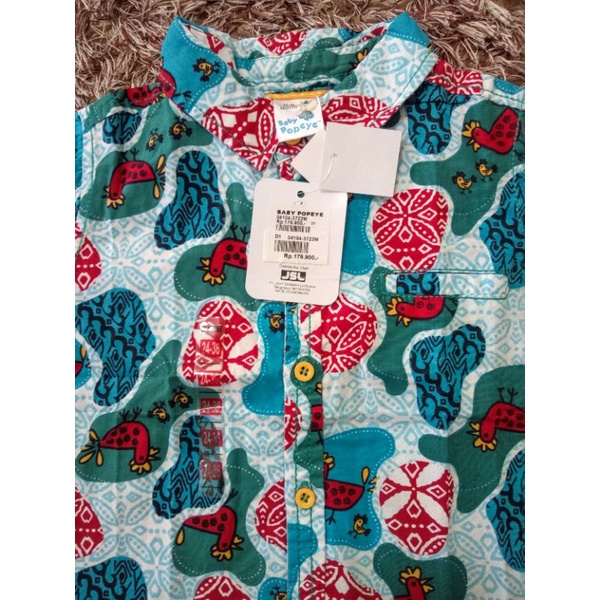 kemeja popeye ori/kemeja branded/kemeja popeye 24 bulan/kemeja popeye 2 tahun/kemeja popeye original