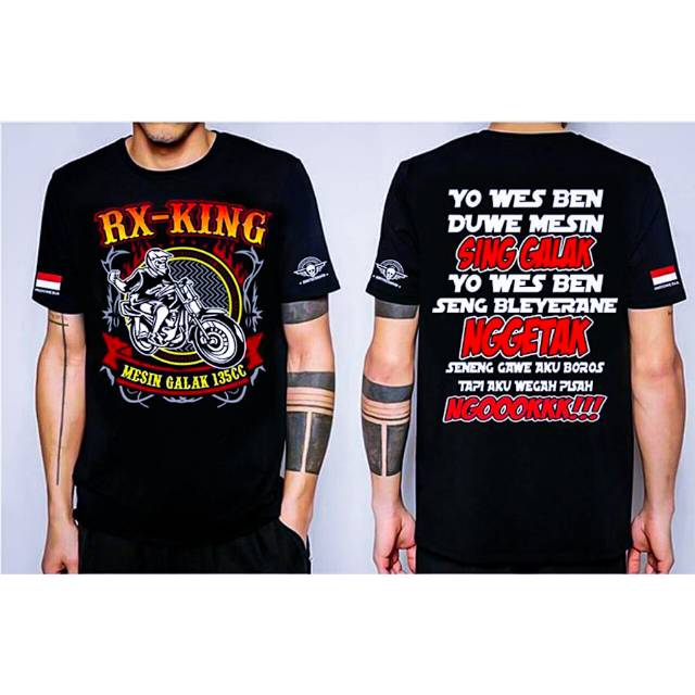 Kaos RX KING Edisi " MESIN GALAK "