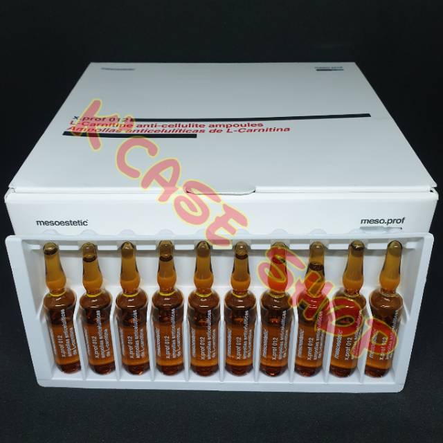 L Carnitine Lcarnitine L Carnitine X Prof 012 Mesoestetic Pembakar Lemak Ampul Ecer Satuan Grosir Shopee Indonesia