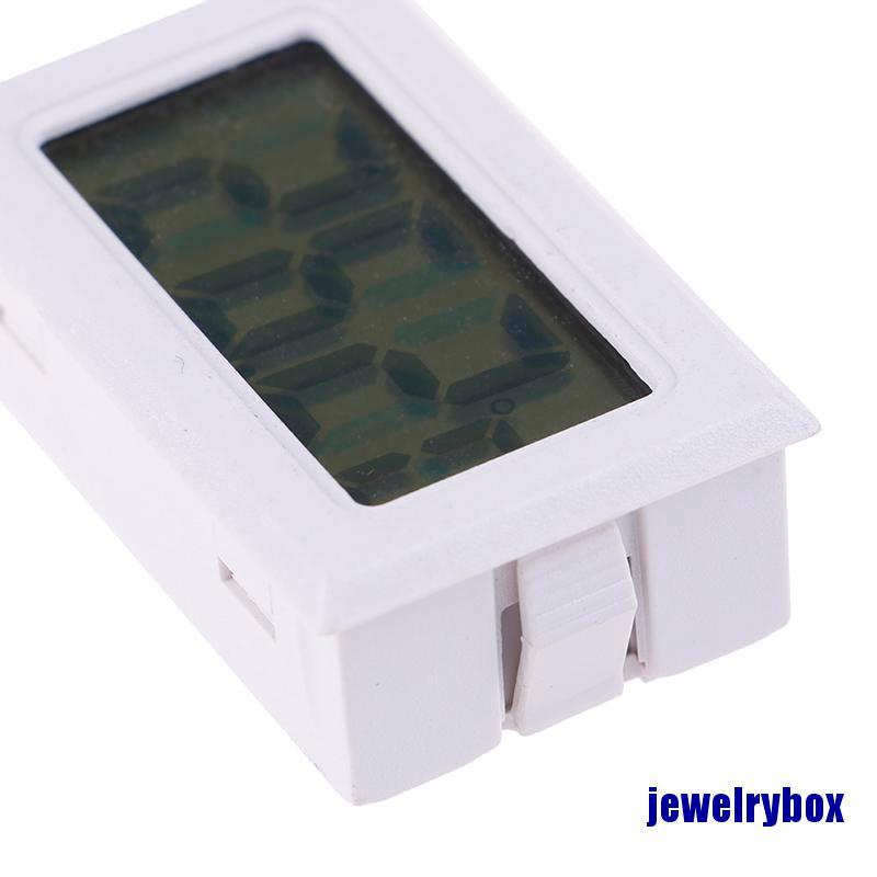 (Jewelrybox) 1pc Termometer / Higrometer Digital Mini Dengan Layar Lcd Untuk Indoor