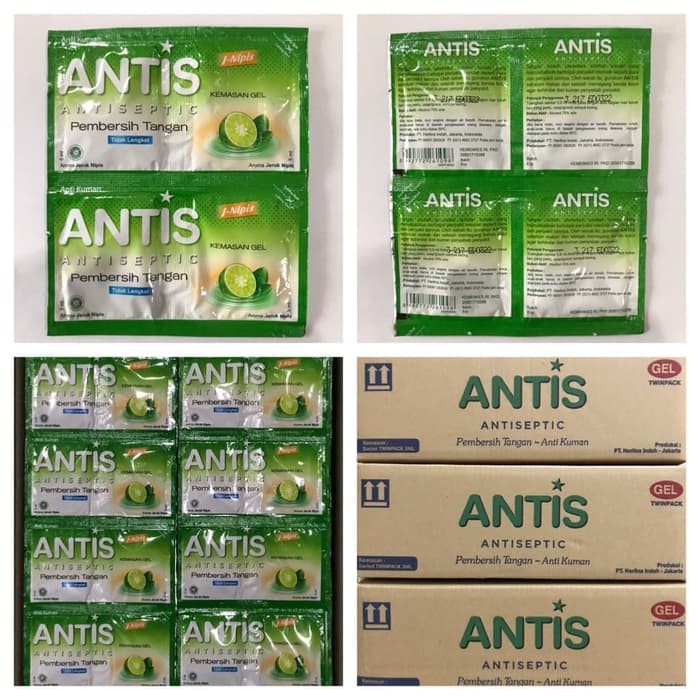 Antis Hand Gel 10 ml Jeruk Nipis (1 renceng = 24)