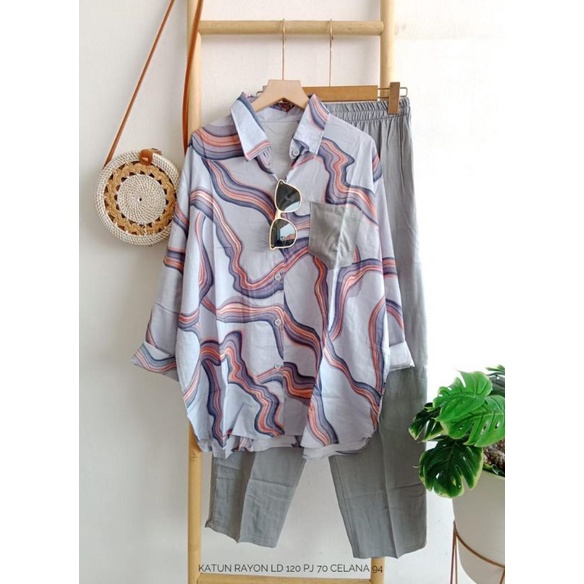 ONE SET MOTIF TERBARU/ KEKINIAN-27