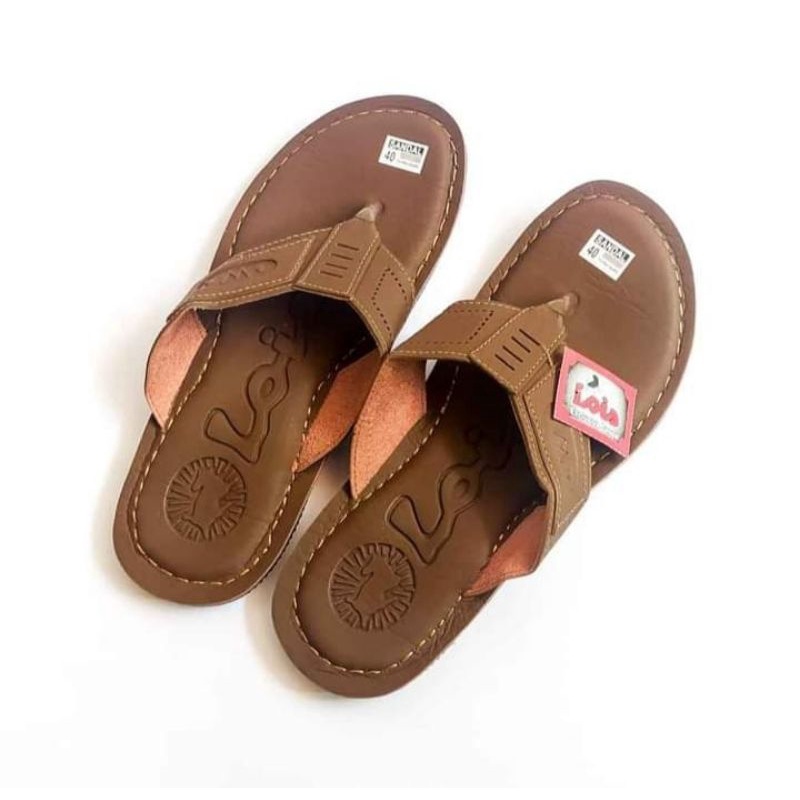 Sendal Pria Kulit Jepit Lois Dewasa