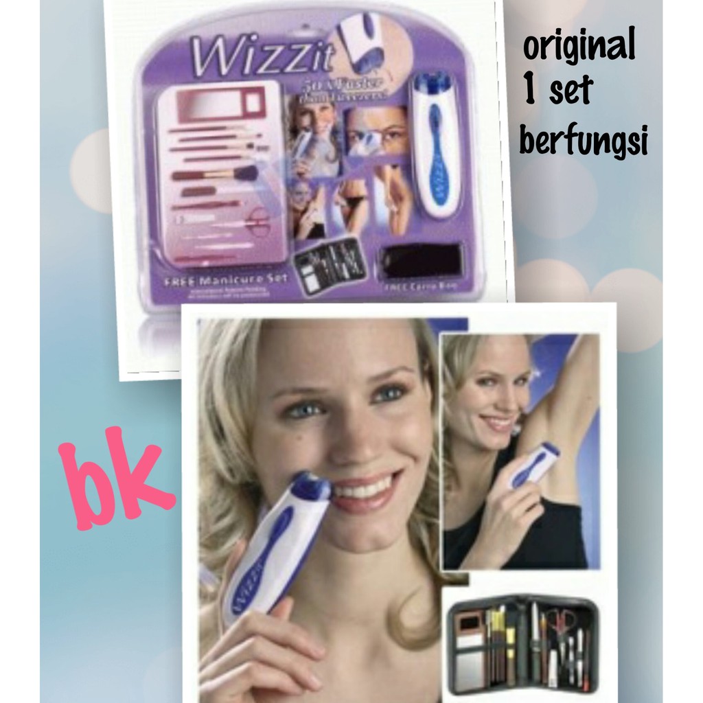 WIZZIT set (HAIR REMOVAL) PLUS ALAT CUKUR GUNTING KUKU