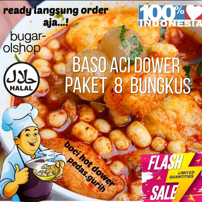 

baso aci dower paket 8 bungkus murah - BARU