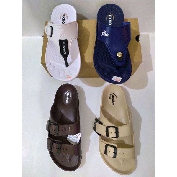 Sandal Pria Full Karet Ban 2 -Japit karet Terlaris