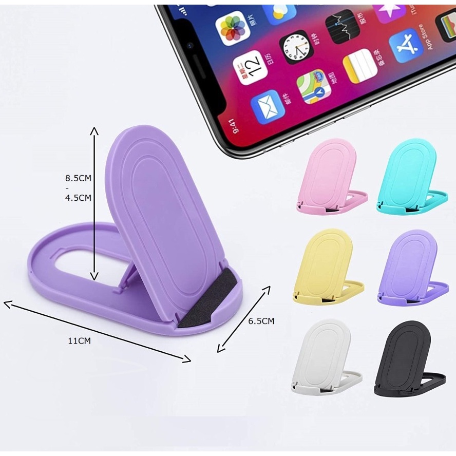 PA Holder Folding Stents F14 Phone Stand Docking Dudukan Penyangga Lipat Hp Standing Meja Mount Murah Serbaguna SS181