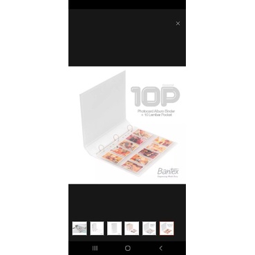 

bantex photocard a4 Album binder 3 Ring Binder with sleeve pocket