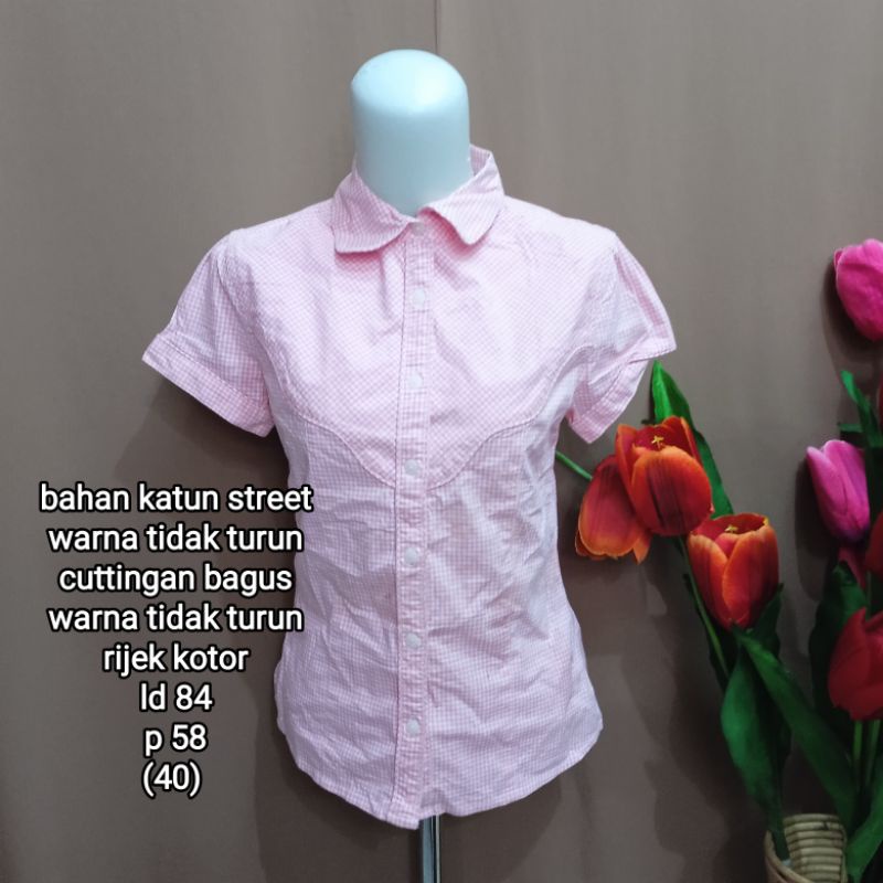 PRELOVED THRIFT KEMEJA WANITA // KEMEJA WANITA // PRELOVED KEMEJA // THRIIFT KEMEJA // THRIFT KEMEJA BEKAS-43