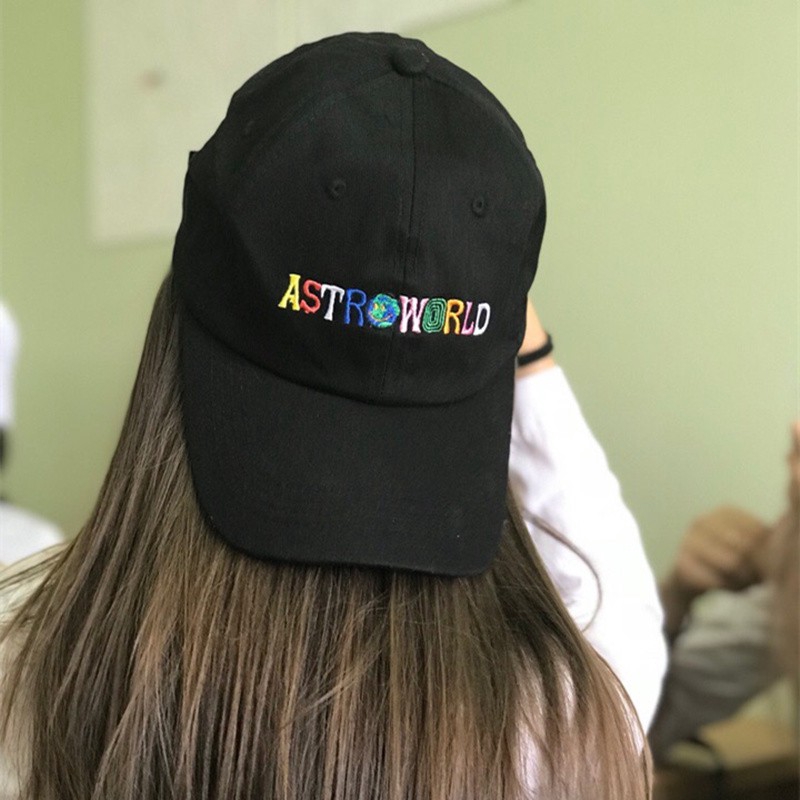 Topi Baseball Bahan Katun 100% Motif Astroworld Untuk Unisex