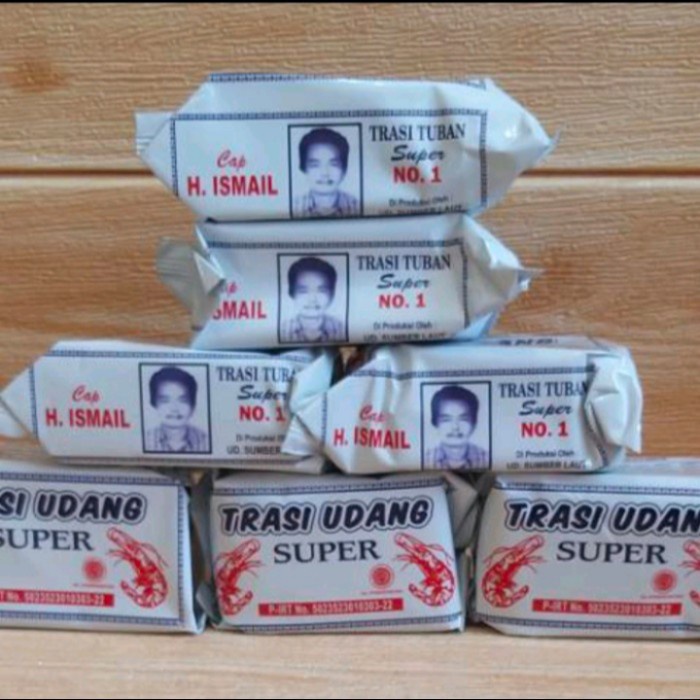 

BIG SALE TRASI TERASI UDANG SUPER TUBAN H ISMAIL 100 GRAM