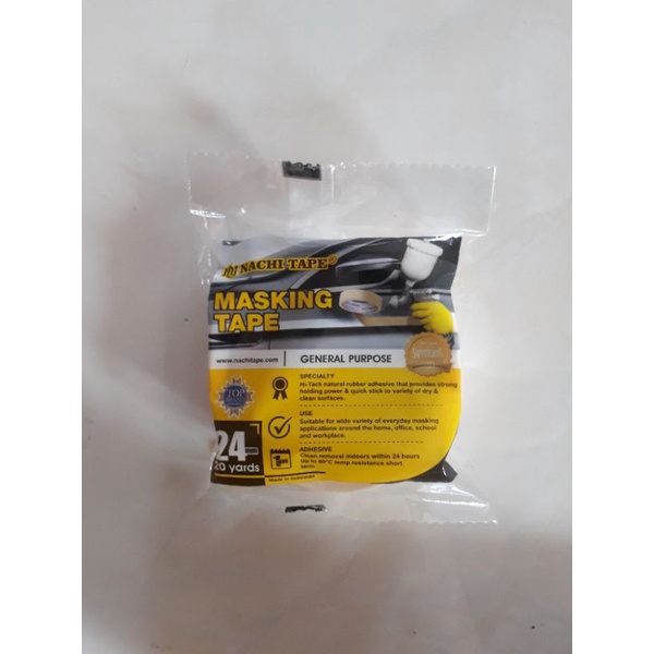 

Masking Tape 24mm Merk Nachi / Lakban Kertas Nachi 24mm