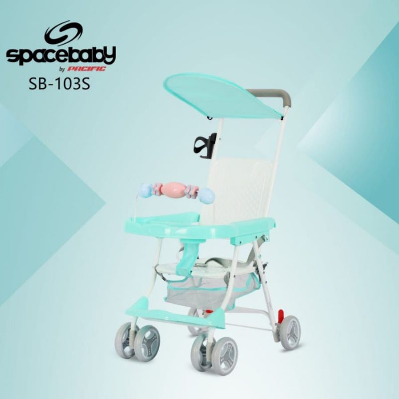 SPACEBABY SB 103S BABY CHAIR SB103 S SB103S SB 103 S KURSI STROLLER MEJA MAKAN SPACE BABY jkrt