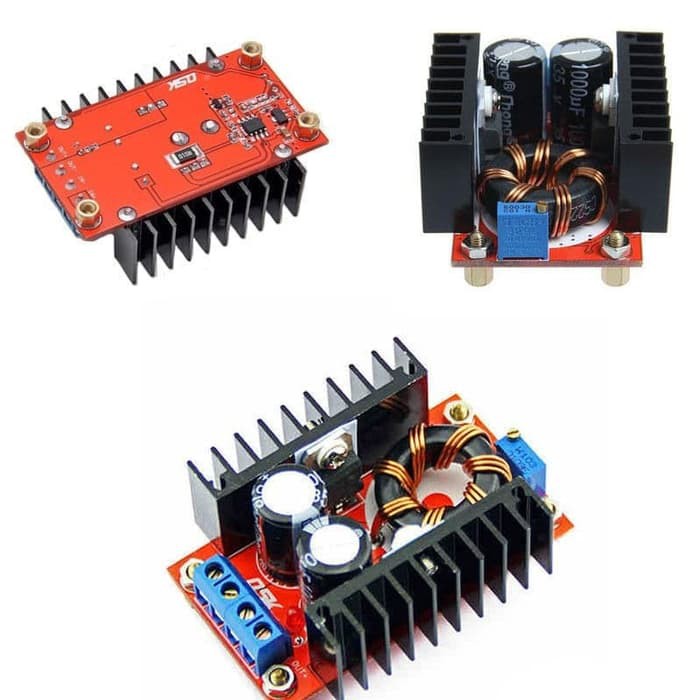 Modul Step Up 150W Boost Converter DC-DC 10-32V to 12-35V Module