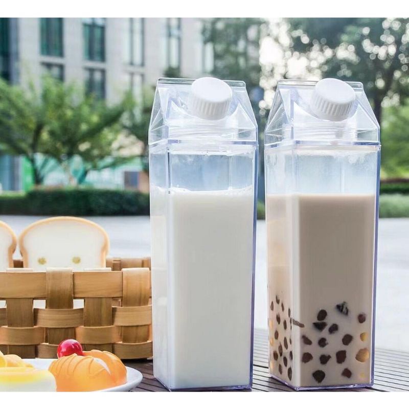 botol minum kulkas transparan 1 L