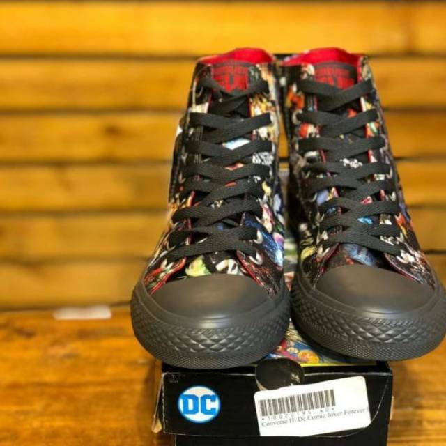 Converse All Star DC COMIC JOKER FOREVER Full Black Hi