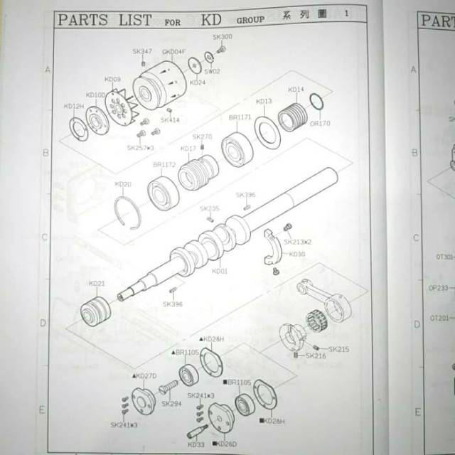 KD04F Poly Mesin Jahit Obras 700F / Industrial Overlock Sewing Machine 747