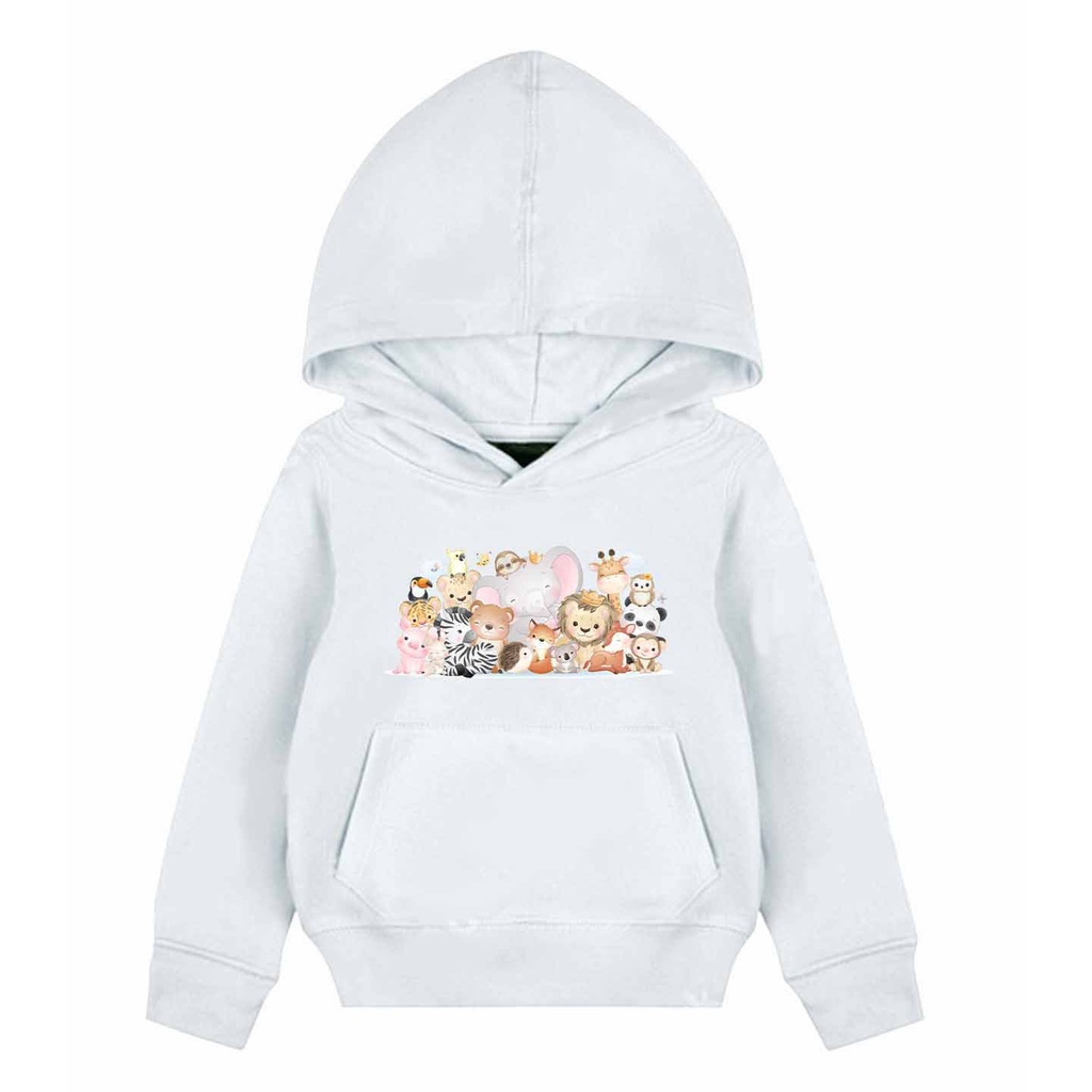 Hoodie Anak Animals Sweater Pakaian Fleece M - XL