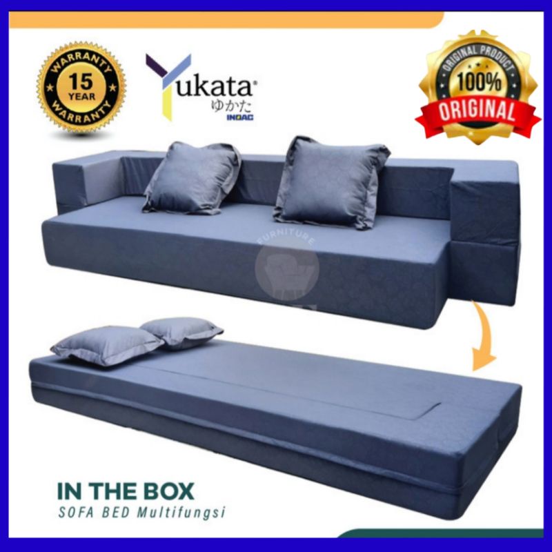 Jual sofa in the box / kasur multifungsi / sofa bed busa / minimalis