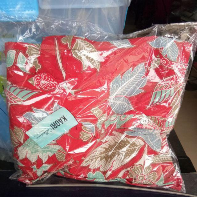 Kemeja Batik Pria Dewasa Lengan Pendek Katun Stretch Slim Fit, 113 Awe#