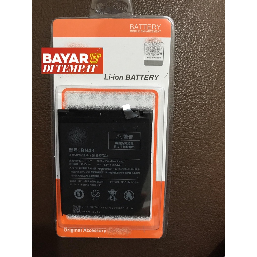 REDMI NOTE 4 - SNAPDRAGON OCTA CORE / Ram 4 / 64 GB - ORIGINAL Baterai Batre Battre Battery Batery B