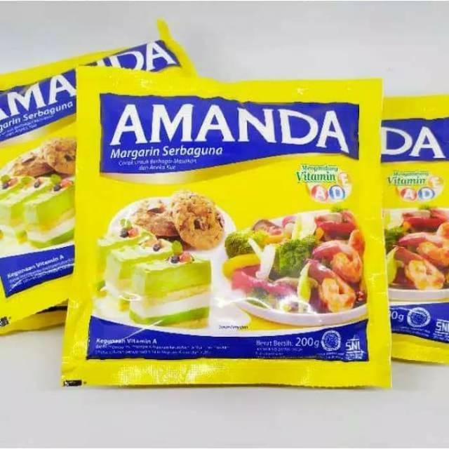 

Margarin serbaguna Amanda 200gr