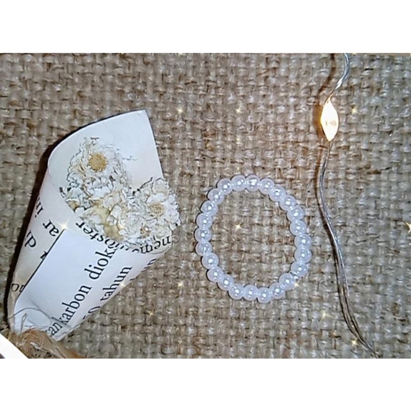 BINCIN MUTIARA / CINCIN MANIK MANIK/MUTIARA SINTETIS/ CINCIN WANITA BAHAN MUTIARA MANIK