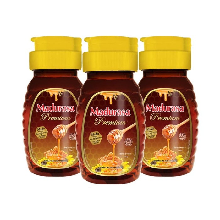 

201nhgg Beli 3 Madurasa Premium Madu Royal Jelly Bee Polen 150Gr Ds201Fs