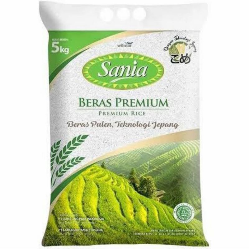 

BERAS SANIA BERAS JEPANG PULEN KUALITAS PREMIUM 5 KG