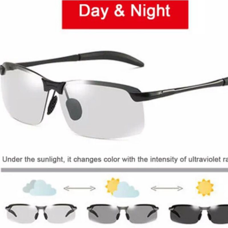 Kacamata Polarized  Multi lensa  untuk siang dan malam  Original polarized