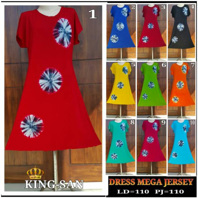 MIDI DRESS JERSEY MOTIF RODA