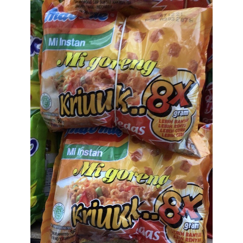 

INDOMIE GORENG KRIUK PEDAS ISI 5 PCS