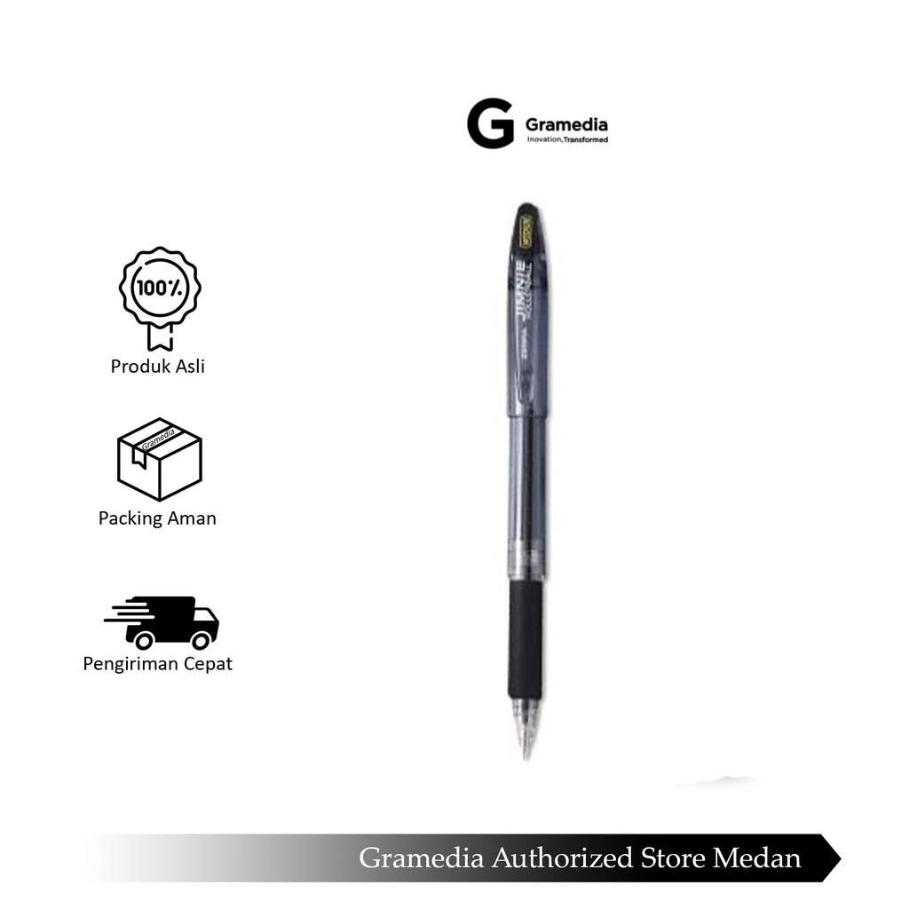 

Gramedia Medan - ZEBRA BP JIMNIE SM RETRAC MEDIUM BLACK