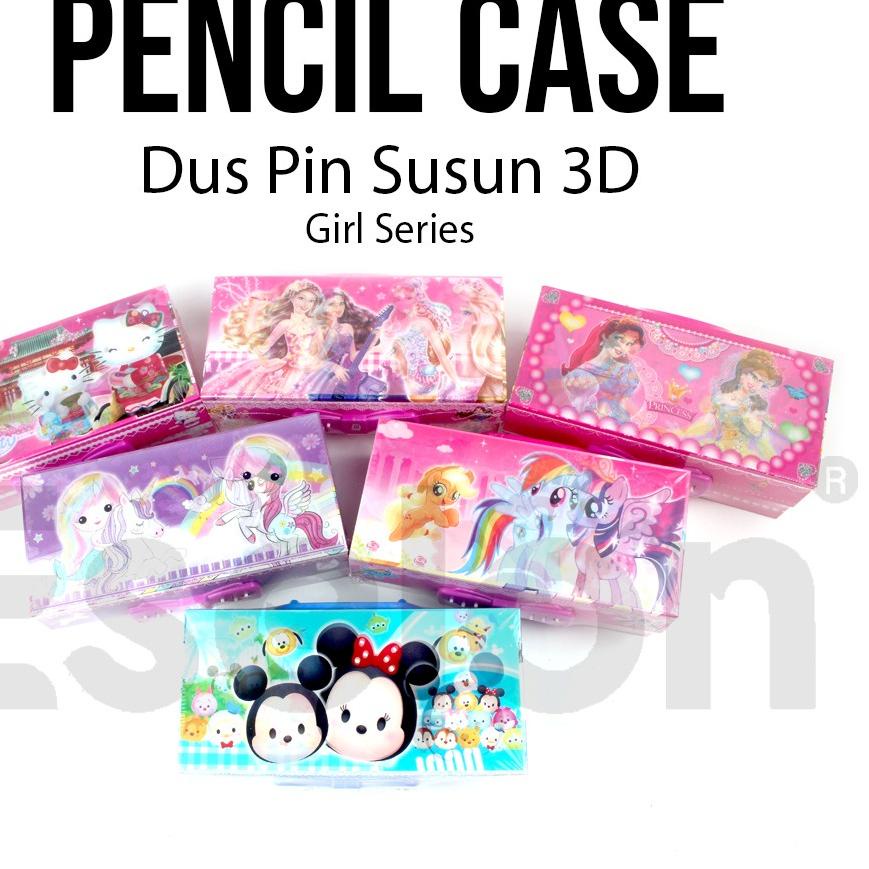 

SALE✅Kotak pensil 3D Pin Susun KK1299 / Kotak pensil fancy|KD9