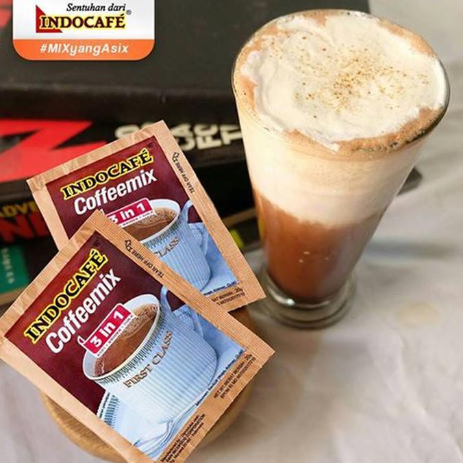 

INDOCAFE Coffemix 3 in 1 (kopi + krimer + gula) PROMO